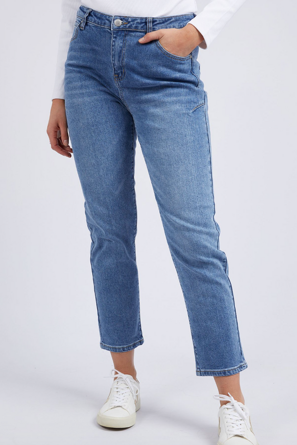 Barkly Straight Leg Jean - Mid Blue