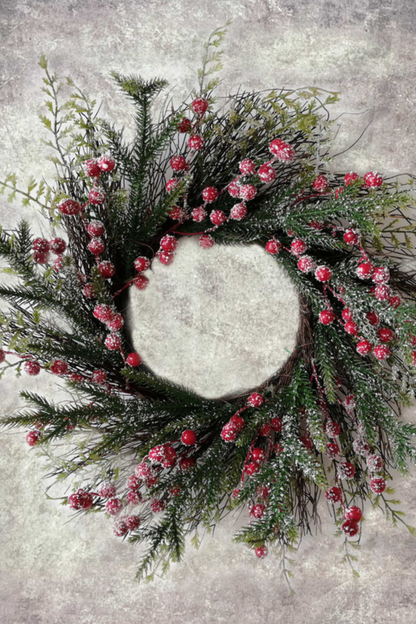 Berry Decorated Wreath