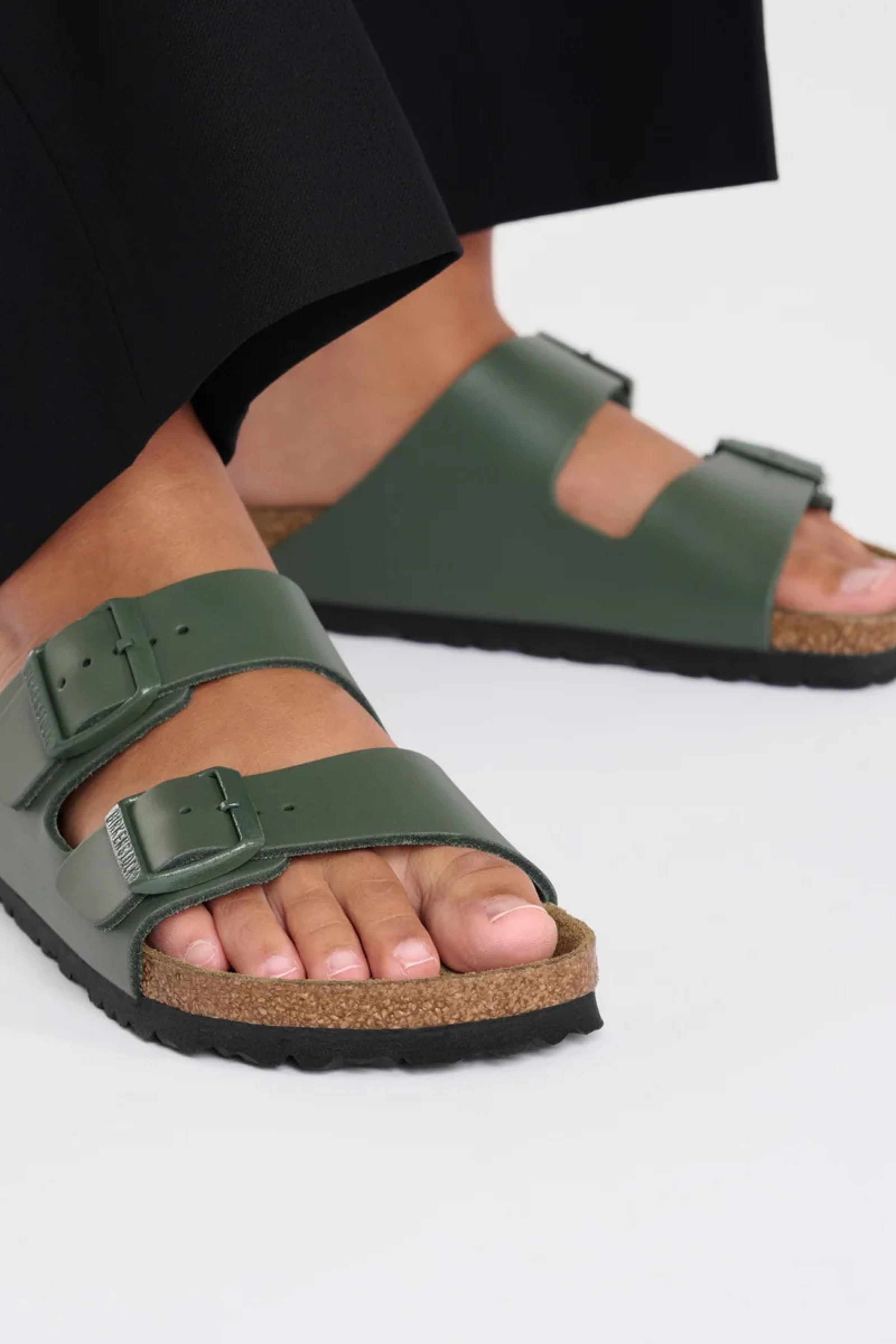 Birkenstock Arizona - Thyme Smooth Leather