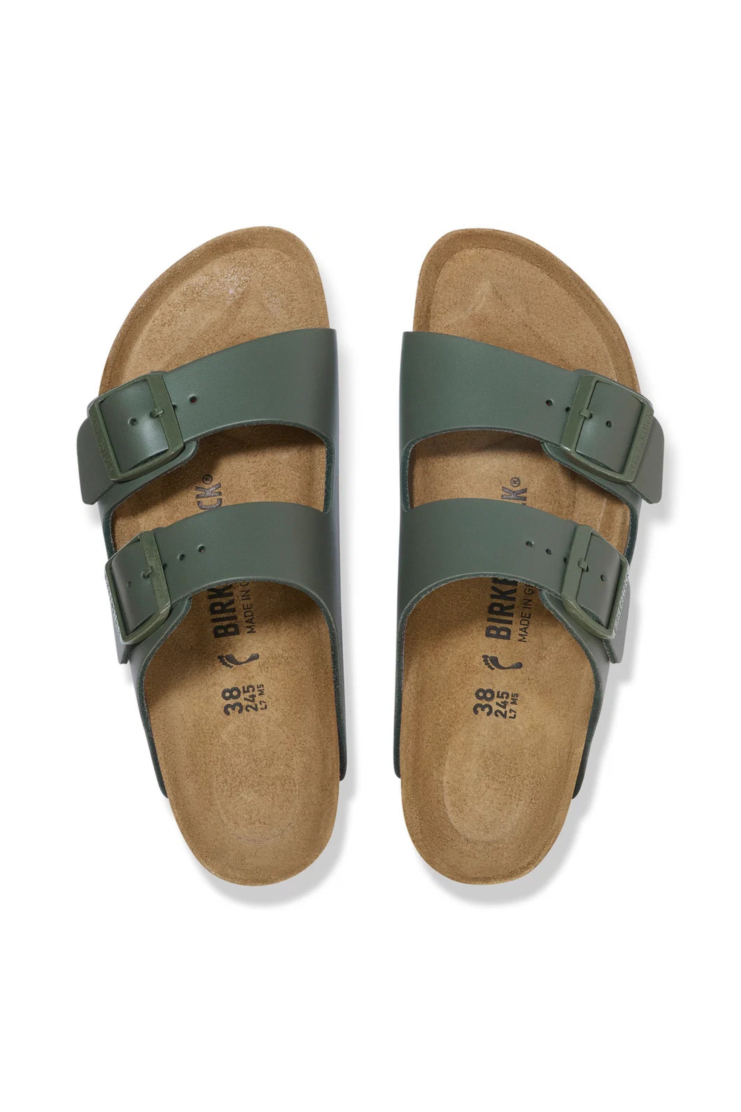 Birkenstock Arizona - Thyme Smooth Leather
