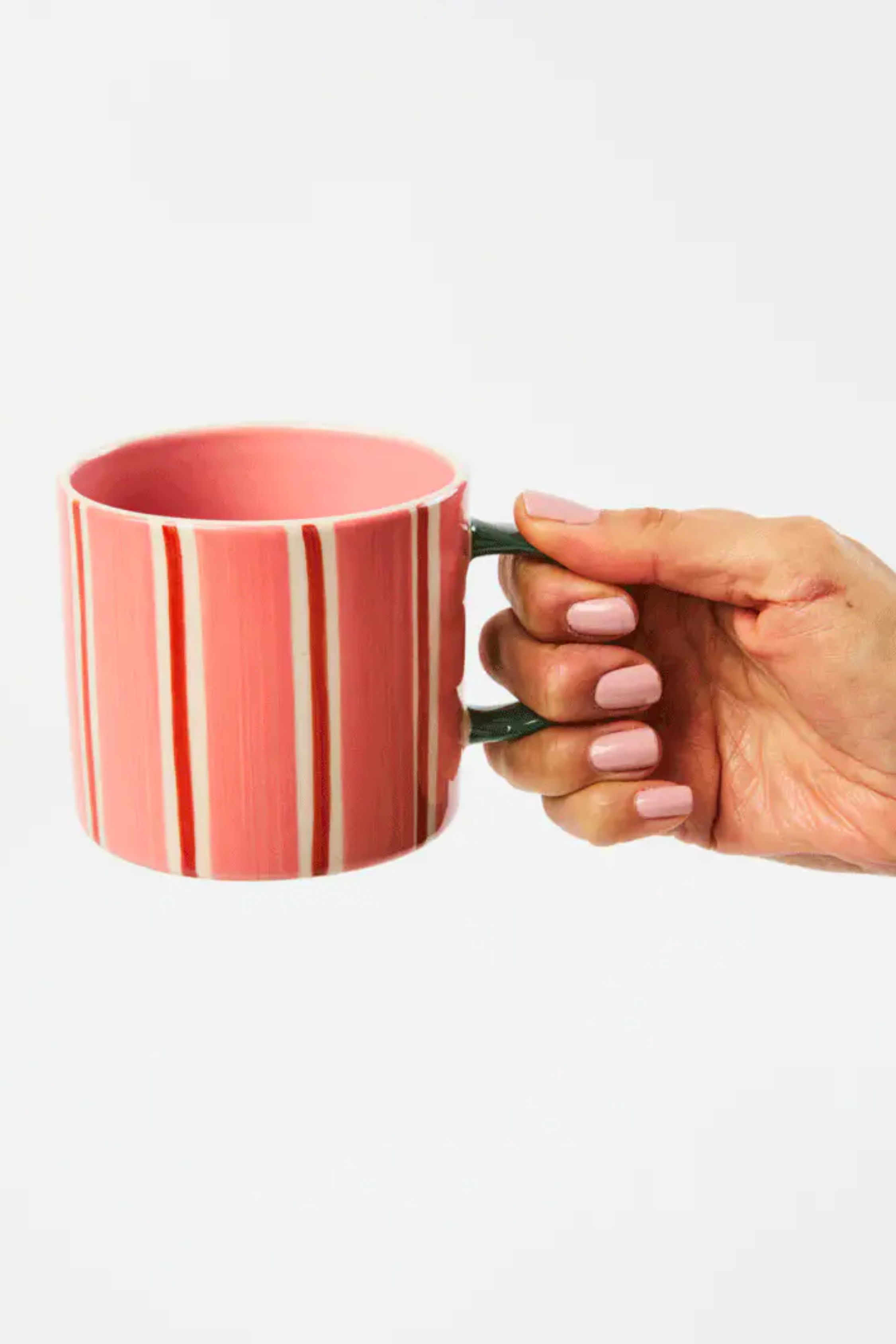 Bloomie Pink Stripe Mug