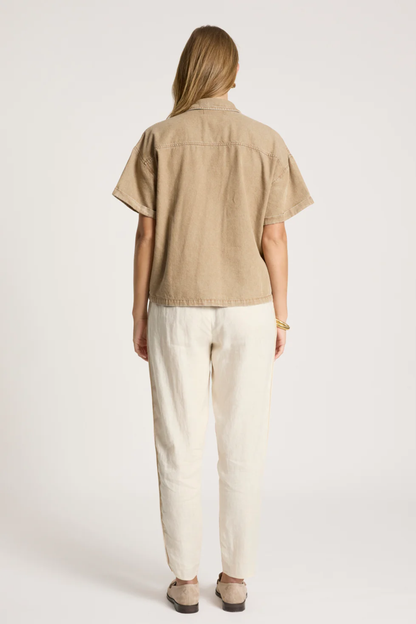 Bodhi Denim Shirt - Fawn