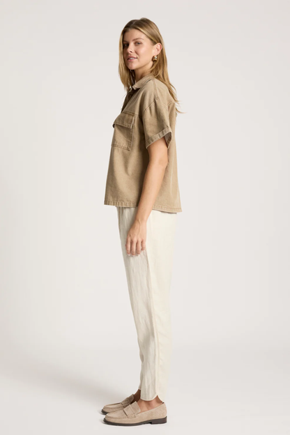 Bodhi Denim Shirt - Fawn