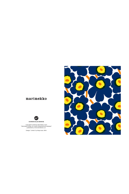 Boxed Marimekko Card Set (20) - Blue