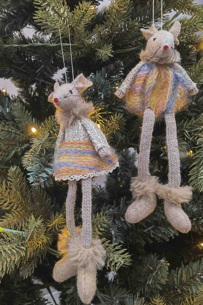 Boy or Girl Mice in Pastel Outfits