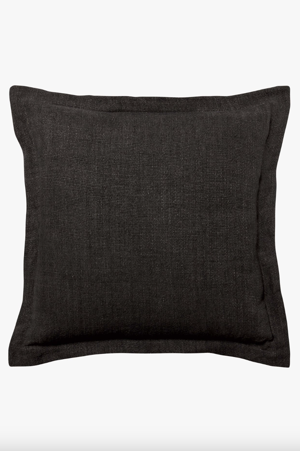 Burton  Liquorice Tailored Cushion - 50cm x 50cm