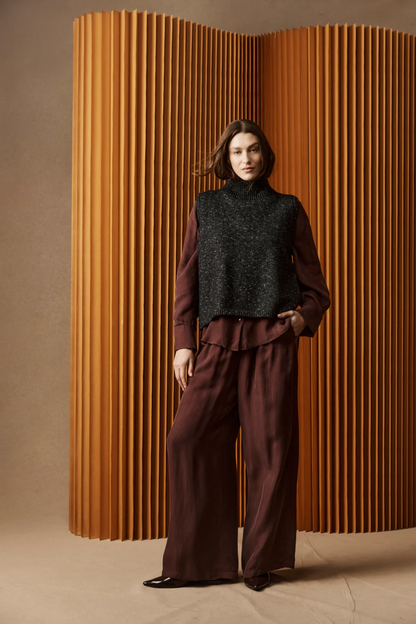 Calista Pant - Mahogany