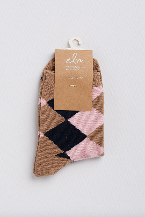 Checker Ankle Sock