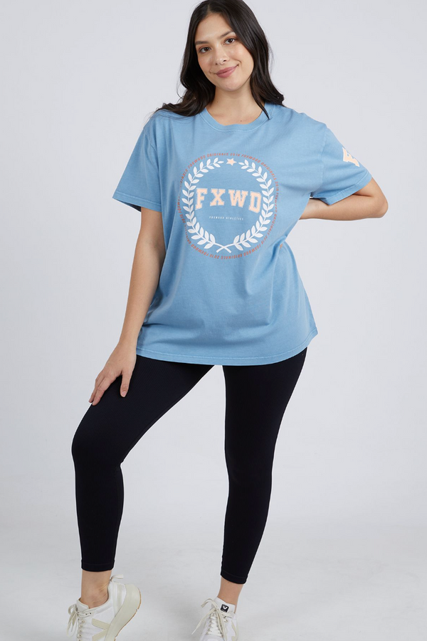 College Tee - Powder Blue