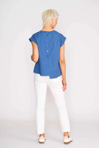 Cut Of Your Rib Top - Savoy Blue