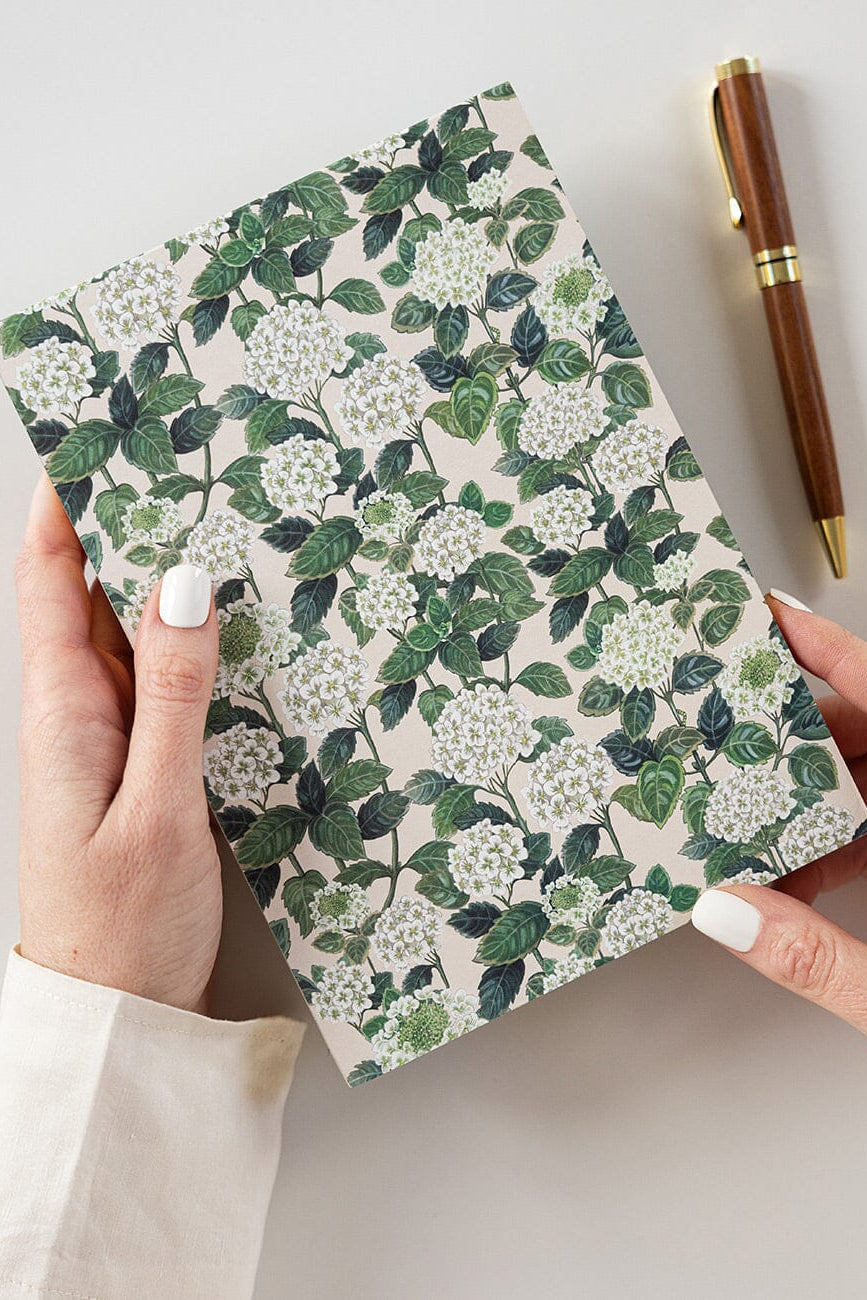 Notepad Desktop Jotter - Hydrangea
