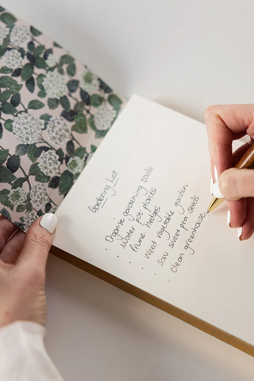 Notepad Desktop Jotter - Hydrangea