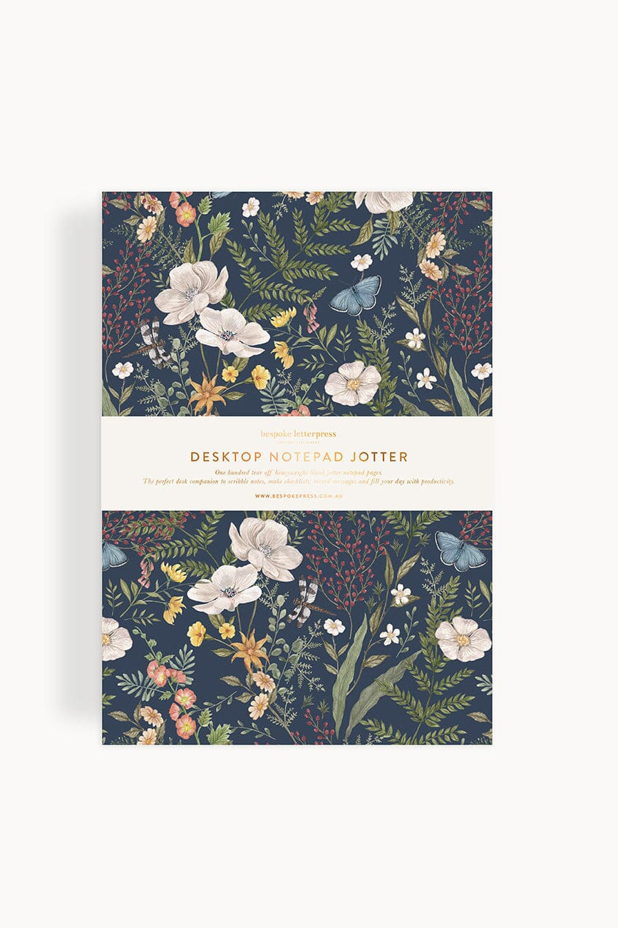 Notepad Desktop Jotter - Dusk in Bloom