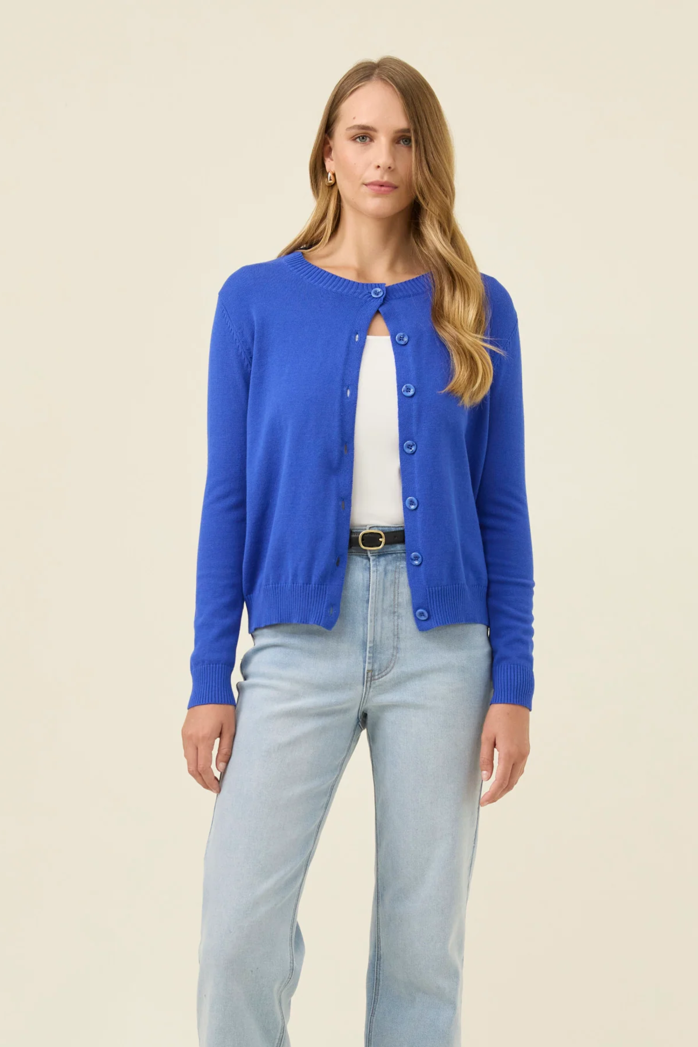 Darby Cardigan - Cobalt
