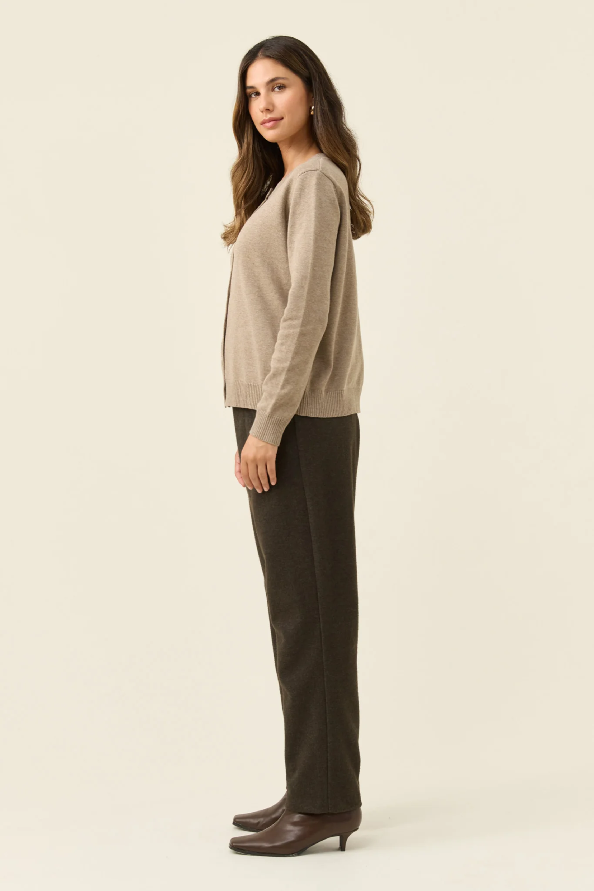 Darby Cardigan - Stone