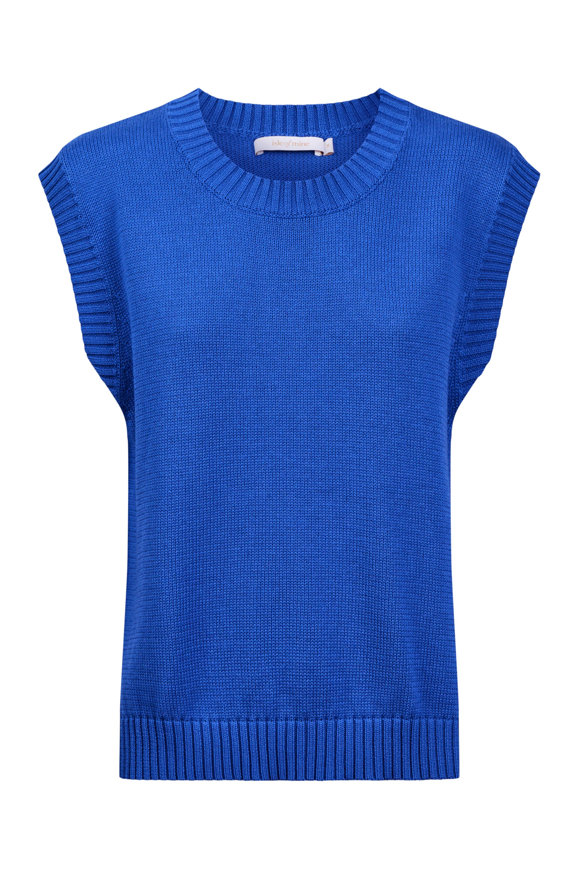 Darby Knit Vest - Cobalt