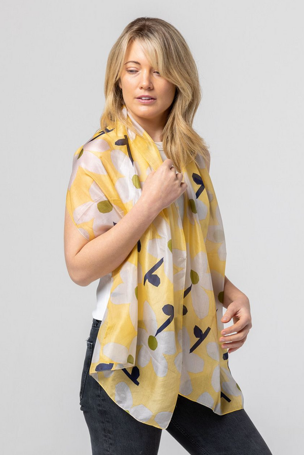 Desert Rose  Scarf - Butter