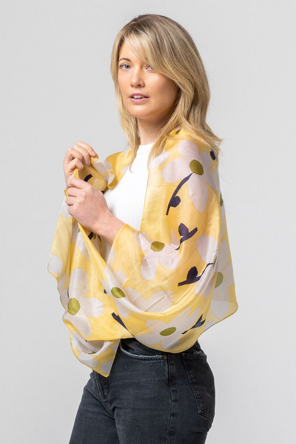 Desert Rose  Scarf - Butter