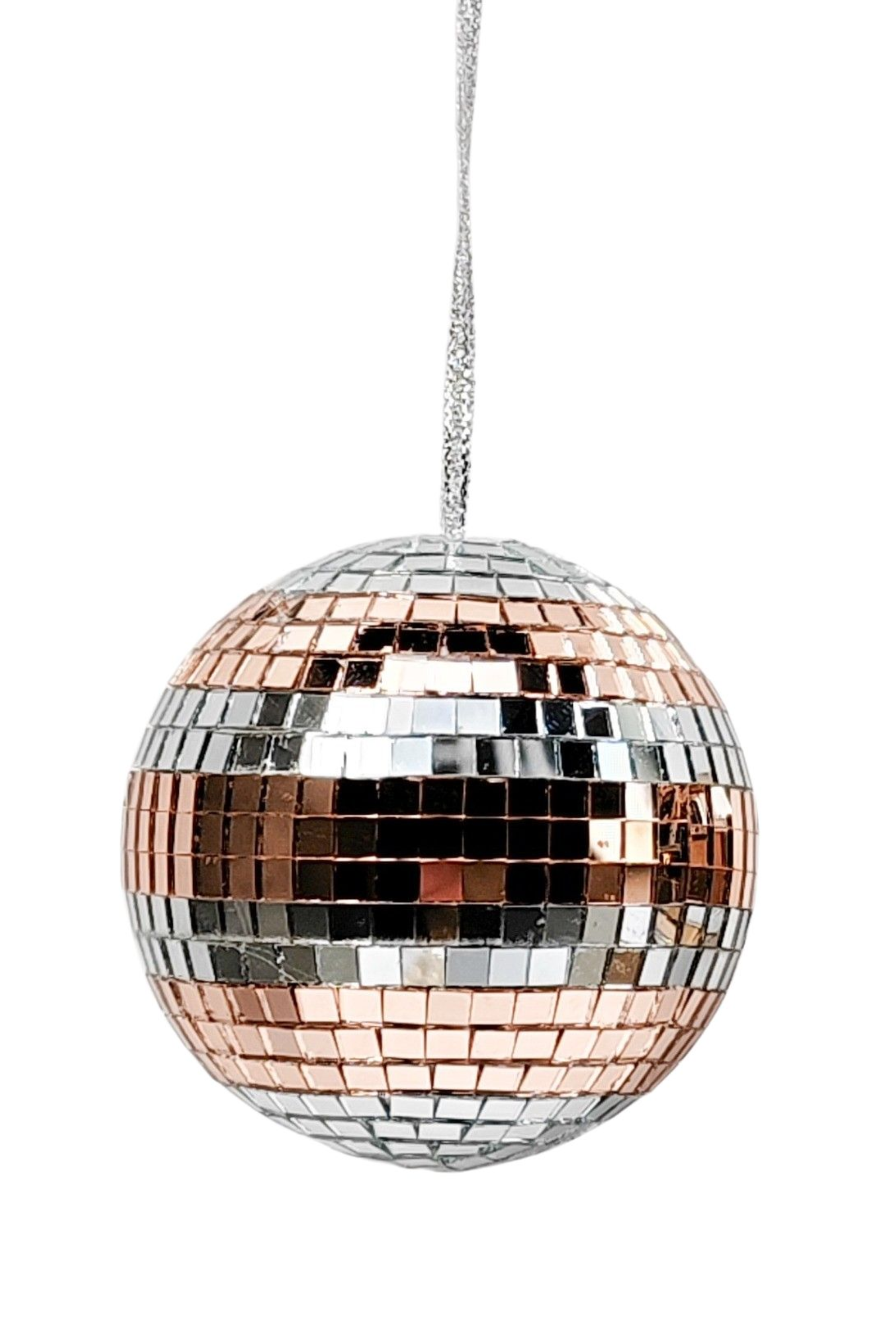 Disco Globe Bauble - Rose Gold