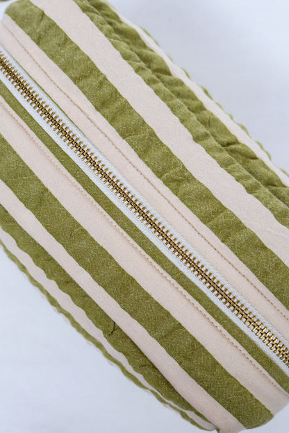 Dopp Kit - Pistachio Seersucker