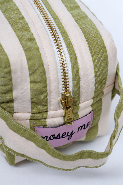 Dopp Kit - Pistachio Seersucker