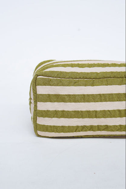 Dopp Kit - Pistachio Seersucker