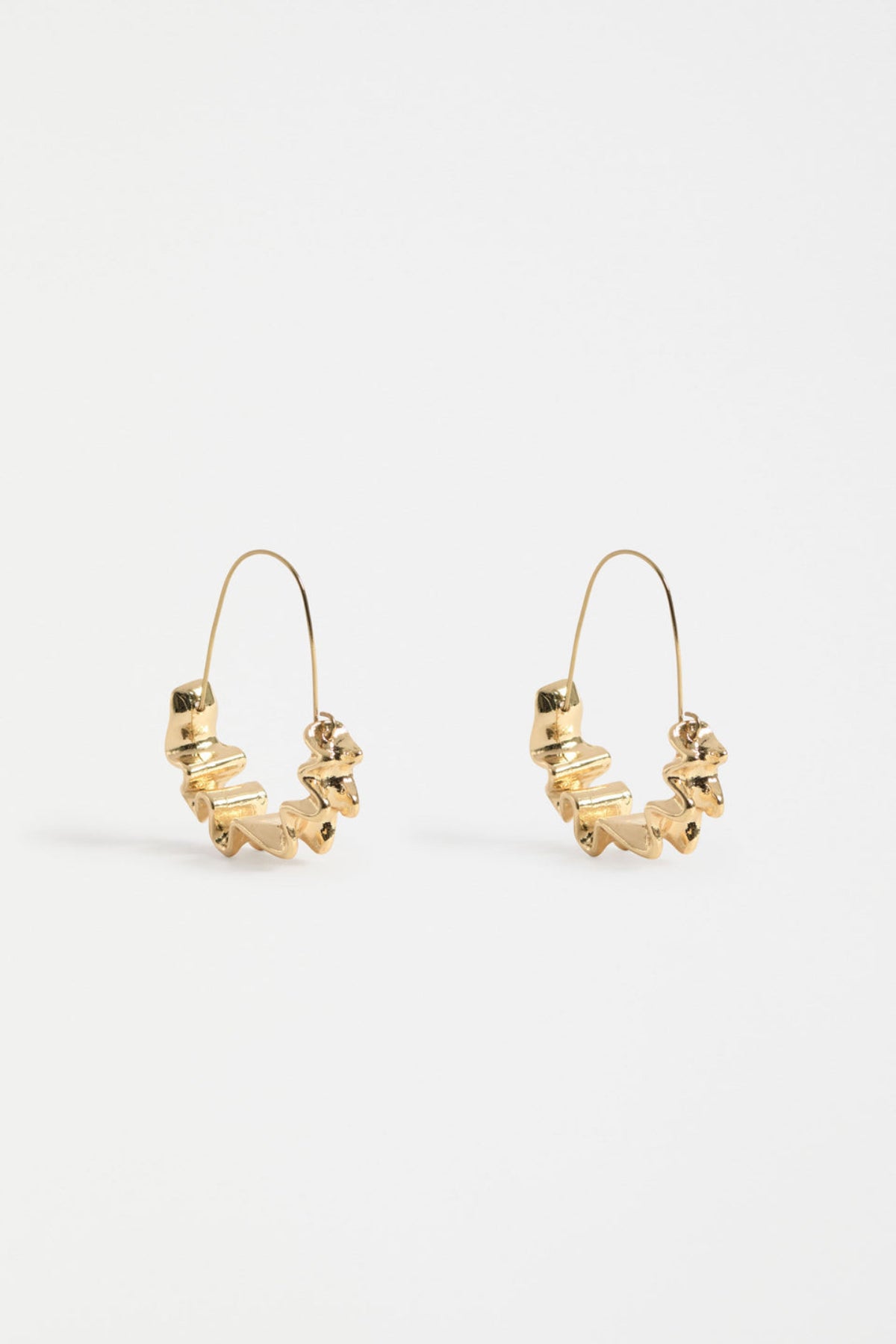 Elk Andel Hoop Earring - Gold