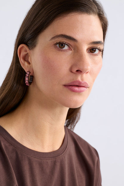 Elk Jolle Hoop Earring - Midnight