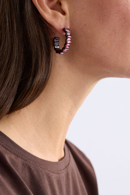 Elk Jolle Hoop Earring - Midnight