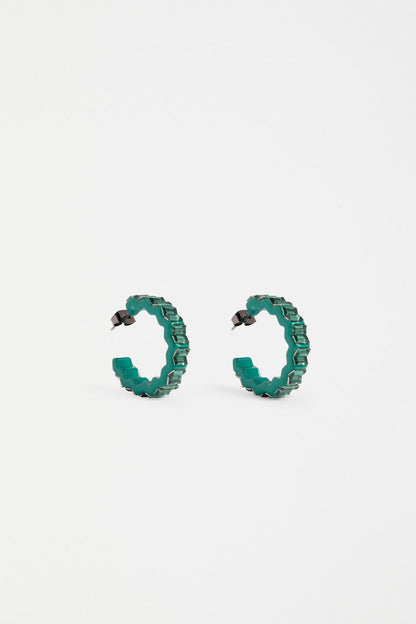 Jolle Hoop Earring - Teal