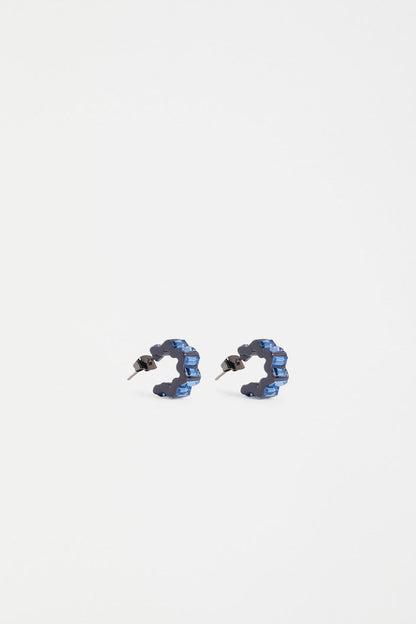 Jolle Mini Hoop Earring - Midnight
