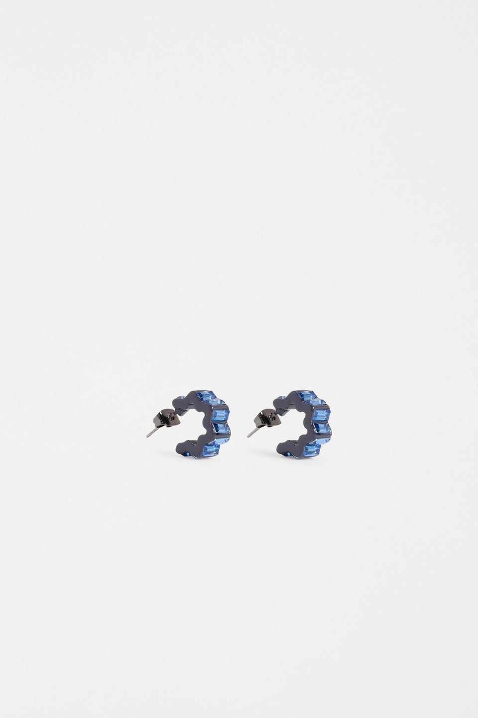 Jolle Mini Hoop Earring - Midnight