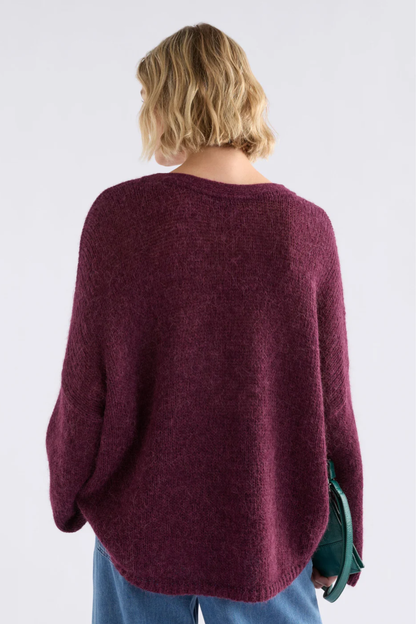 Elk Agna Sweater - Merlot