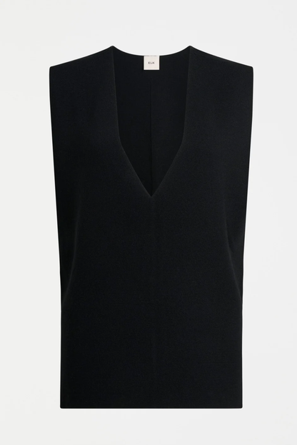Elk Alin Knit Vest - Blacks