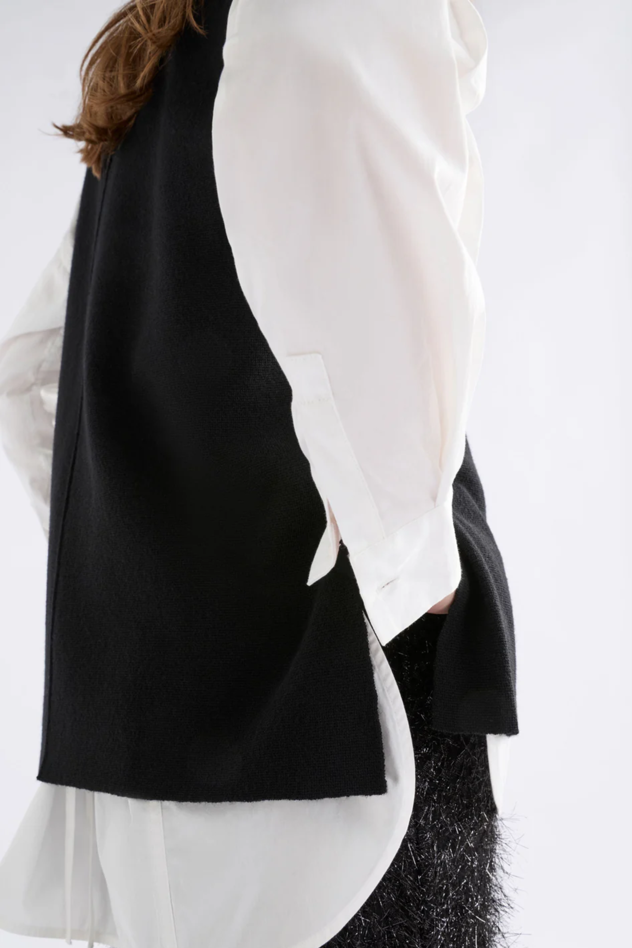 Elk Alin Knit Vest - Blacks