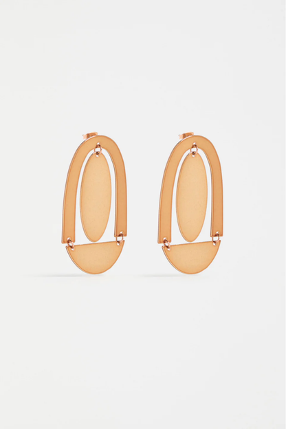 Elk Dadem Drop Earring - Bronze