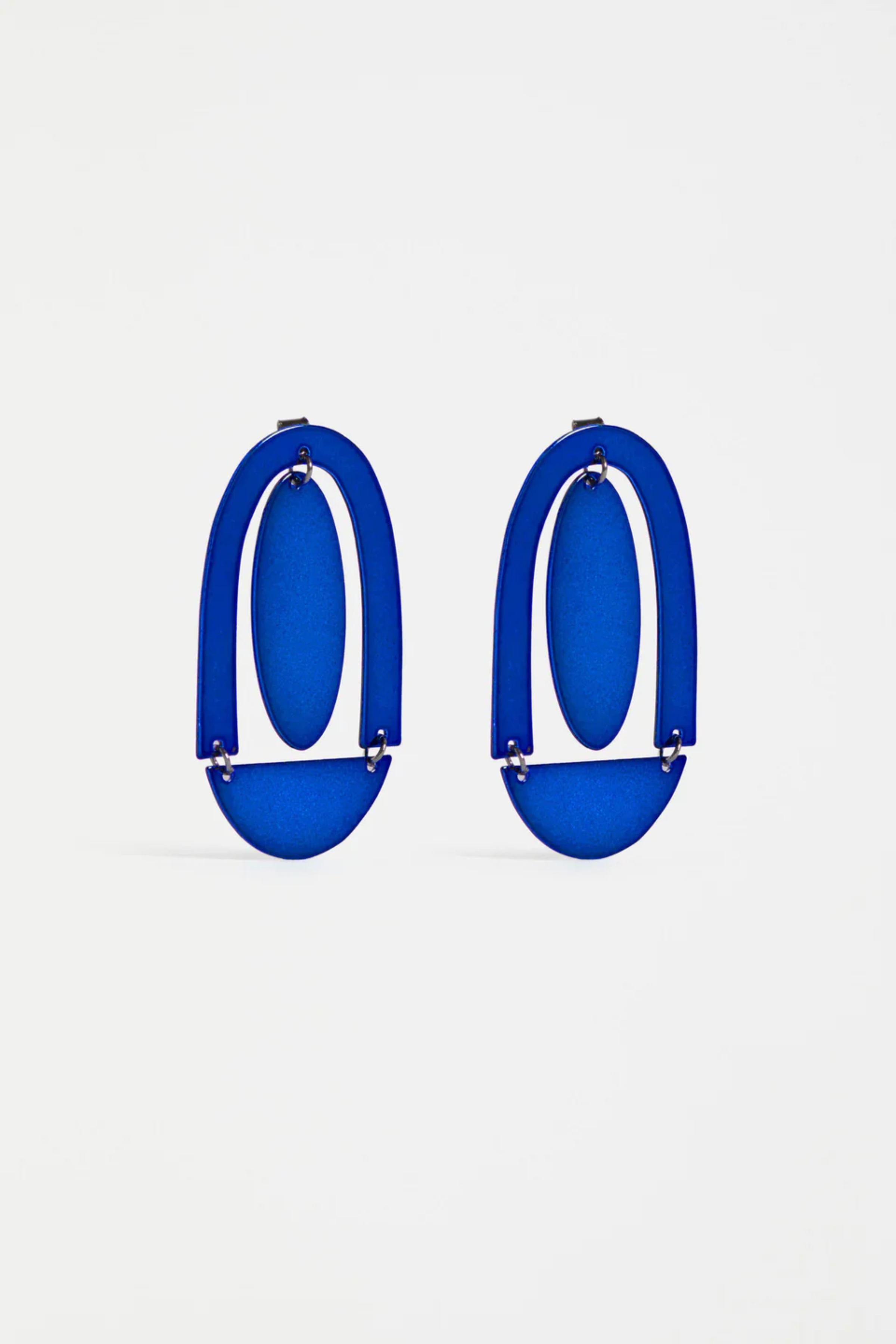 Elk Dadem Drop Earring - Navy