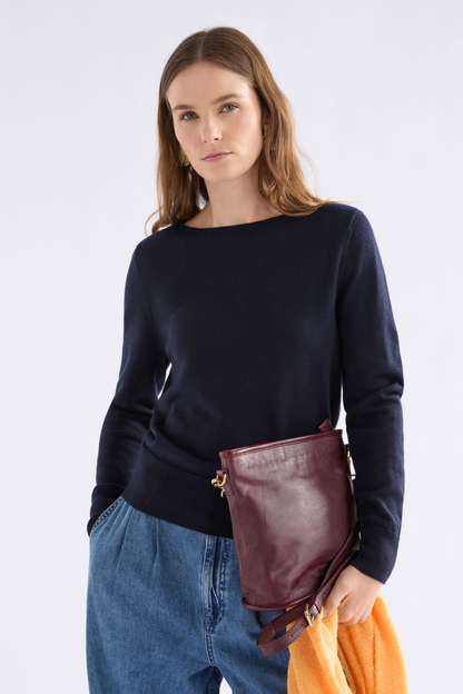 Elk Ellora Sweater - Dark Navy