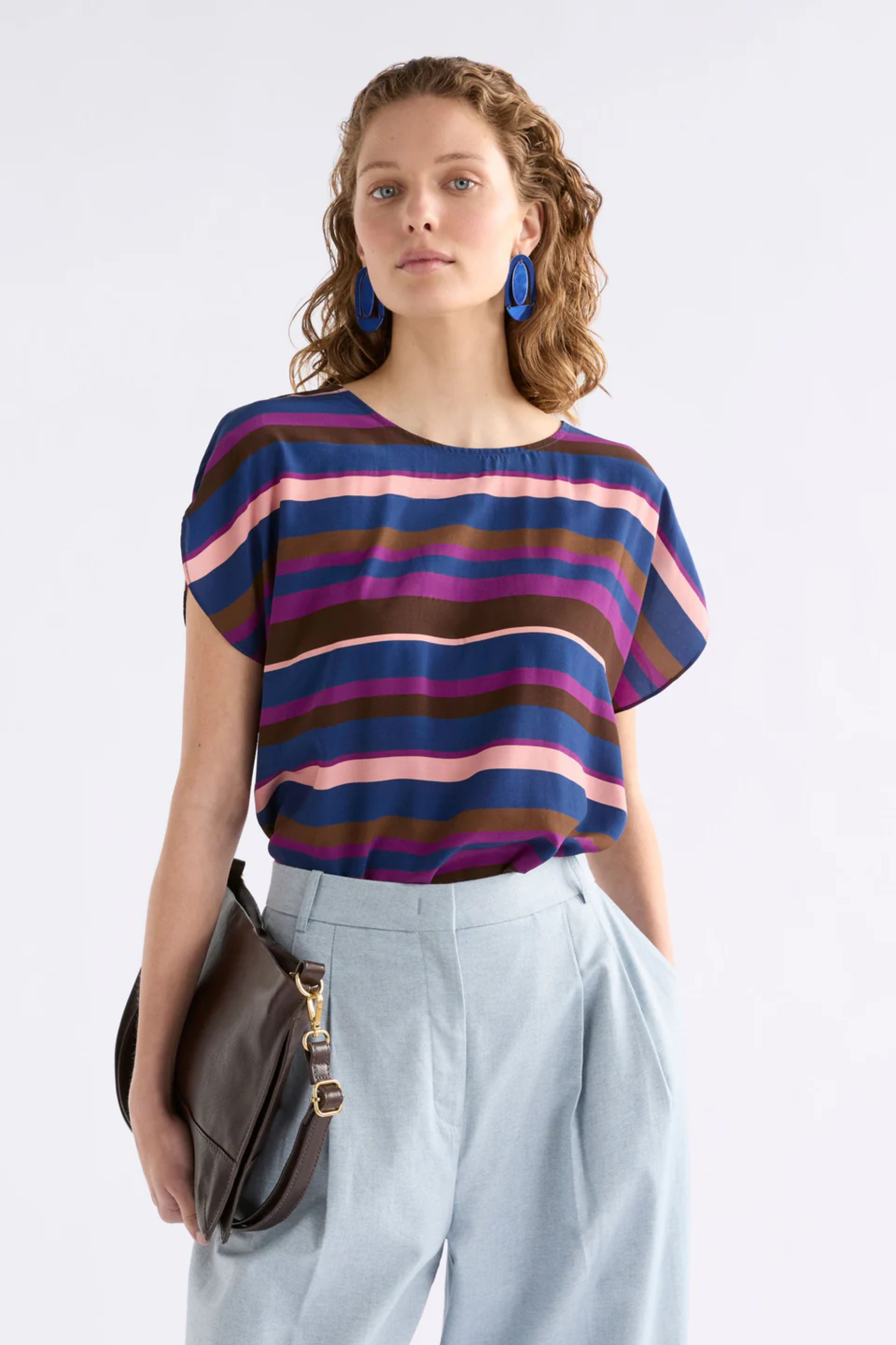 Elk Kash Top - Riga Stripe