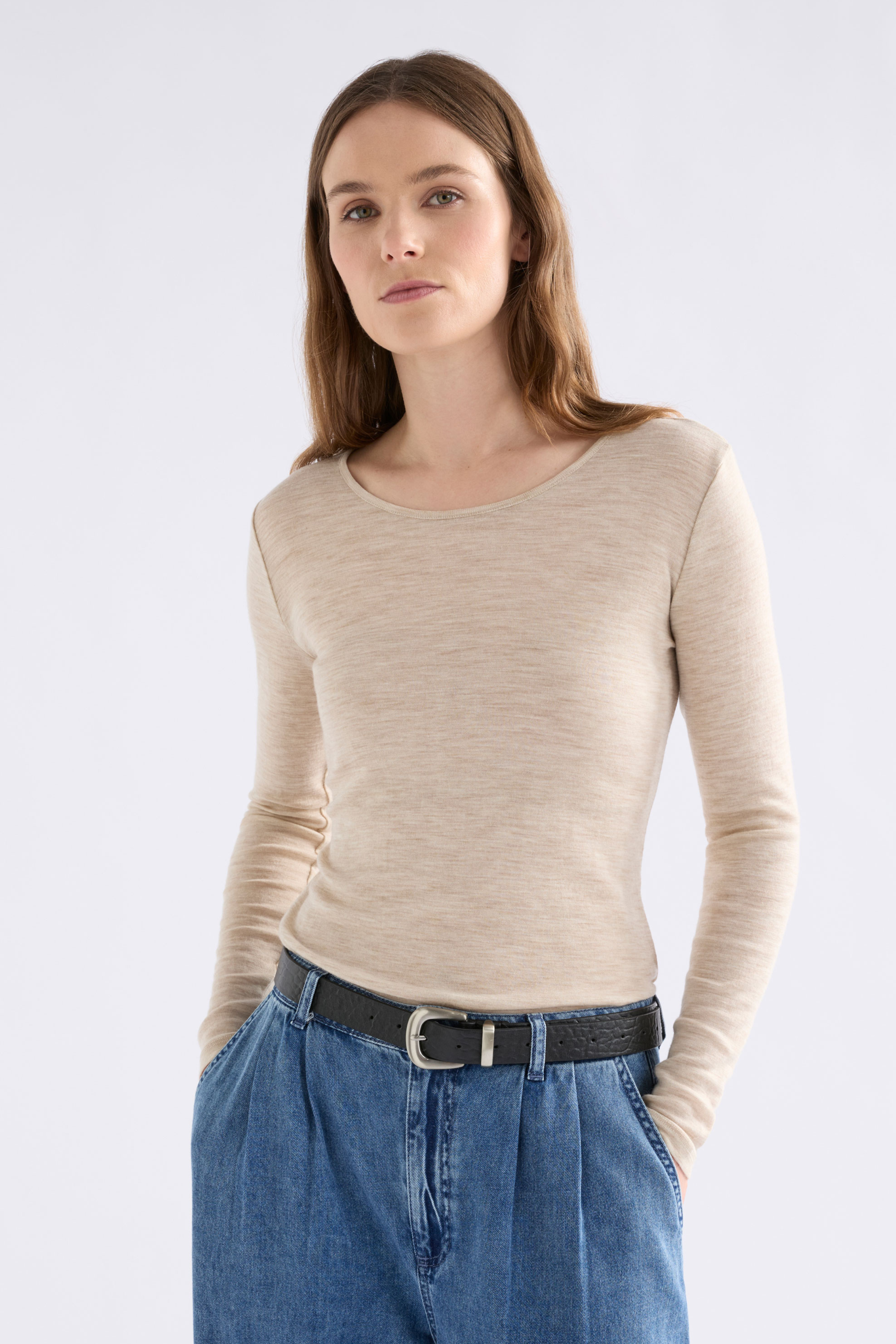 Elk Merino Wool Skin - Flax