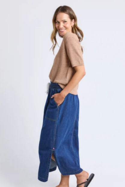 Elm Knit Tee - Natural