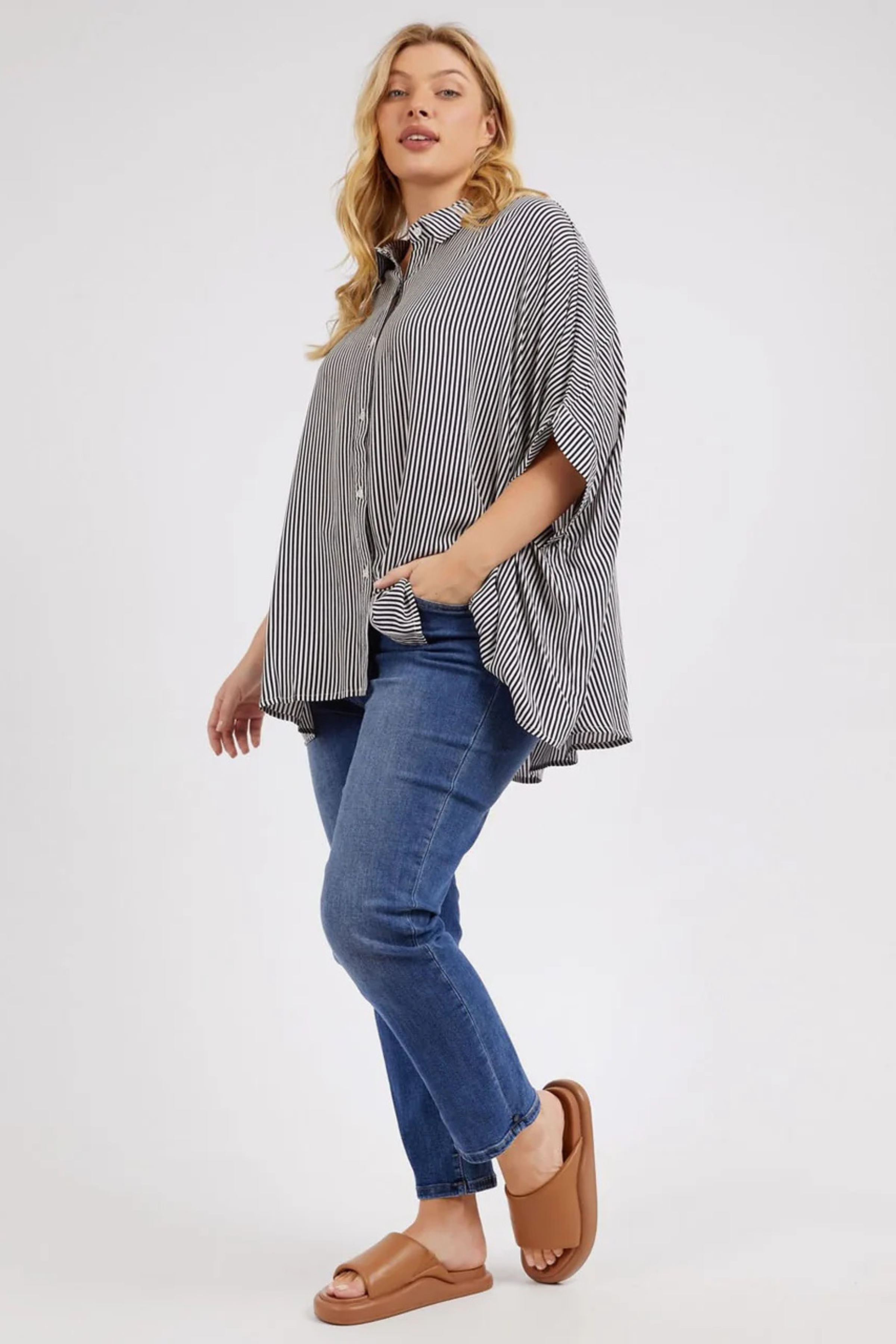 Elm Luna Shirt - Navy