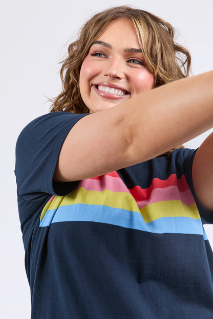 Elm Terra Tee - Dark Sapphire