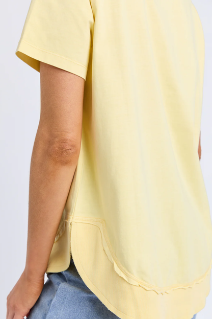 Farrah S/S Tee _ Lemon