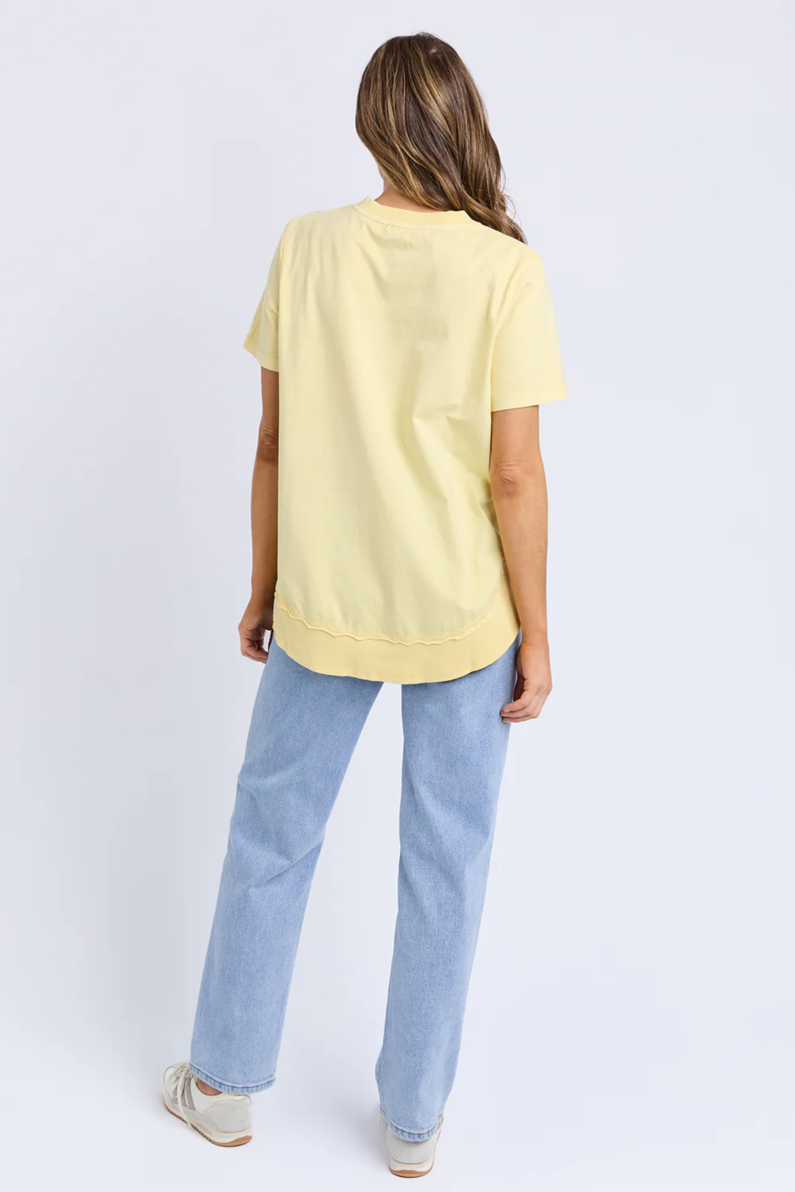 Farrah S/S Tee _ Lemon