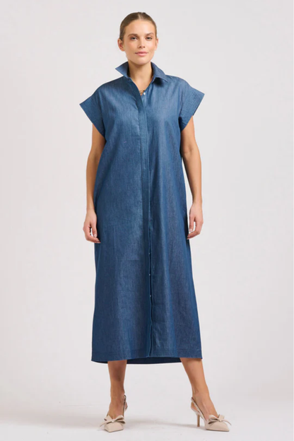 Fifi Shirt Dress - Chambray