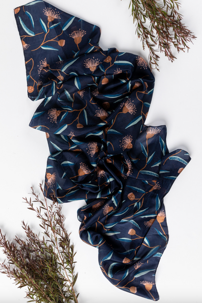 Flowering Gum Silk Scarf