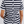 Fortune Stripe Vee Tee - White