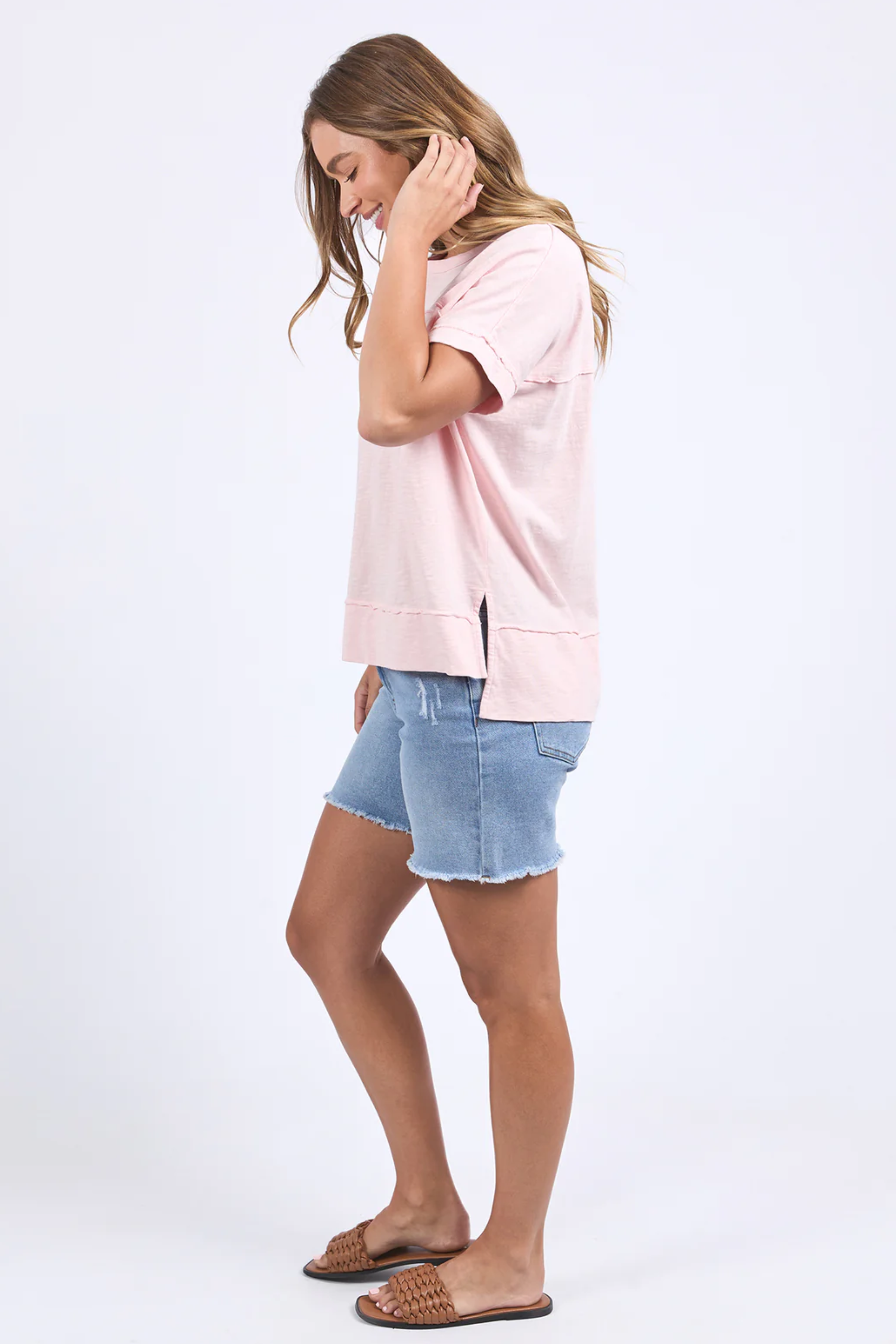 Foxwood Allison Tee - Pale Pink