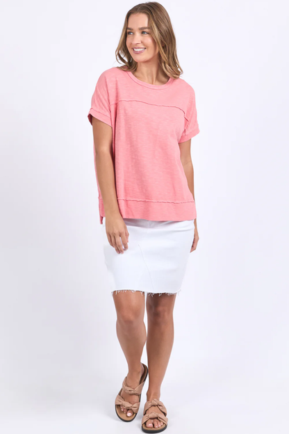 Foxwood Allison Tee - Rose